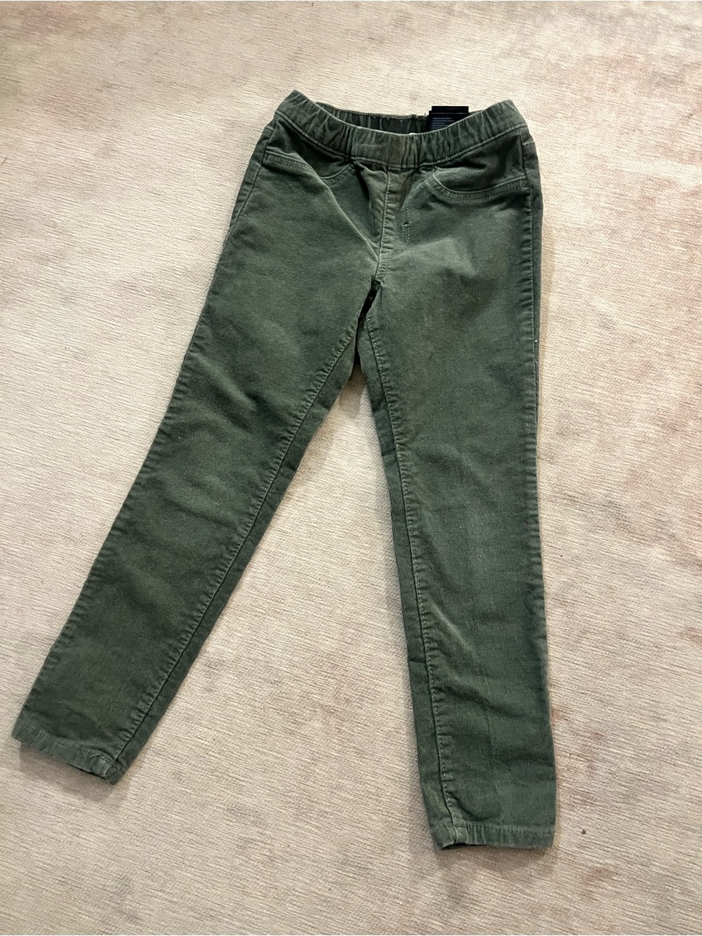 H&M Olive Green Kids Stretch Jeans